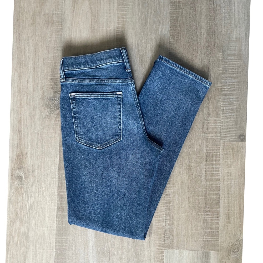 J. Crew Vintage Bootcut Stretch Mid-Rise Jeans, Medium Wash 27 Short